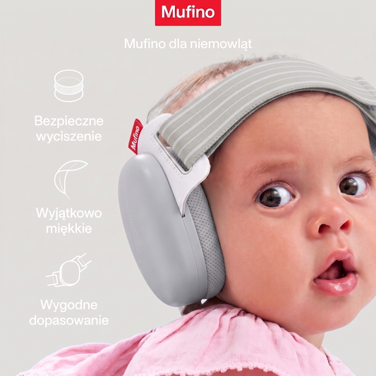 Mufino™ — nauszniki wyciszające dla niemowląt i dzieci
